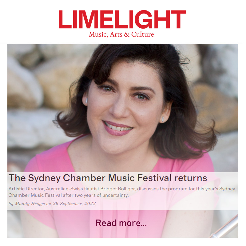 Limelight Magazine The Sydney Chamber Music Festival returns